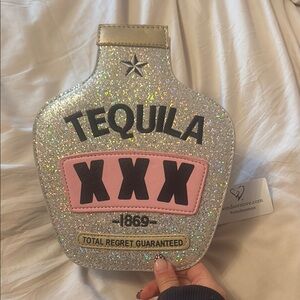 Windsor Silver and Pink Tequila Bag
